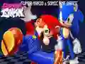 Spel Super Mario en Sonic FNF Dans aanlyn