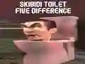 Spel Skibidi Toilet Vyf Verskille aanlyn