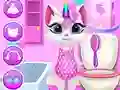 Spel Daaglikse Versorging van Kitty Eenhoorn aanlyn