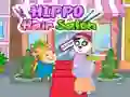 Spel Hippopotamus Haarsalon aanlyn