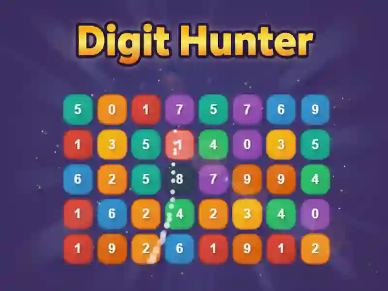 Spel Digit Hunter aanlyn