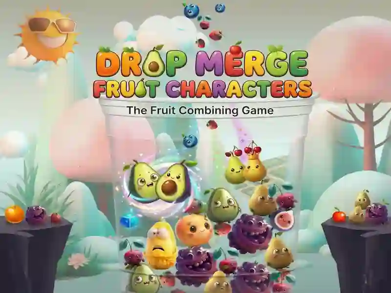 Spel Drop Merge Fruit Characters aanlyn
