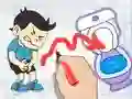 Spel Toilet Stoot aanlyn Spel Toilet Stoot aanlyn