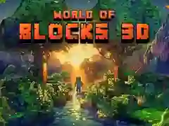 Spel Wêreld van Blokke 3D aanlyn