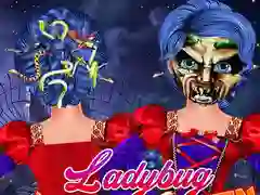Spel Ladybug Halloween Haarstyle aanlyn