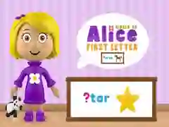 Spel Alice se Wêreld Eerste Letter aanlyn Spel Alice se Wêreld Eerste Letter aanlyn