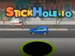 Spel Stickhole.io aanlyn