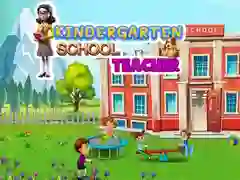 Spel Kleuterskool Onderwyser aanlyn