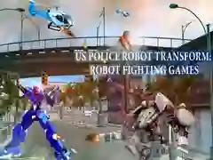 Spel VSA Polisi Robot Transformasie: Robot Vegtel Spele aanlyn