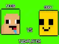 Spel Noob teen Obby Twee-spelers aanlyn