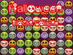 Spel Halloween Blok Ineenstorting aanlyn