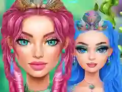 Spel Mermaidcore-make-up aanlyn