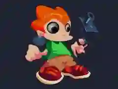 Spel Vrydagnag Funkin Grosse Oog aanlyn
