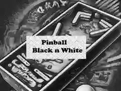 Spel Pinball Swart en Wit aanlyn Spel Pinball Swart en Wit aanlyn