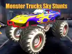 Spel Monster Trucks: Lugte Stunts aanlyn Spel Monster Trucks: Lugte Stunts aanlyn