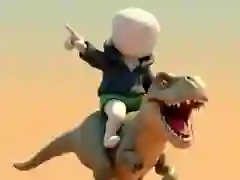 Spel Stickman. Dinosaur Arena aanlyn