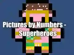 Spel Prente volgens Nommers - Superhelde aanlyn Spel Prente volgens Nommers - Superhelde aanlyn