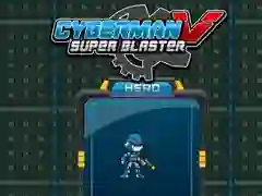 Spel Cyberman teen Super Blaster aanlyn