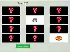 Spel Voetbalwedstryd geheue aanlyn Spel Voetbalwedstryd geheue aanlyn