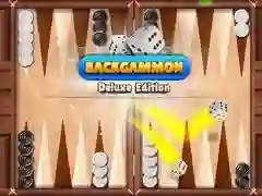 Spel Backgammon Deluxe-uitgawe aanlyn