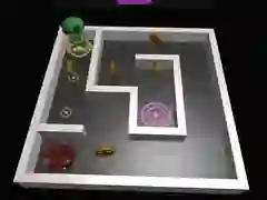 Spel 3D Labirint en Robot aanlyn