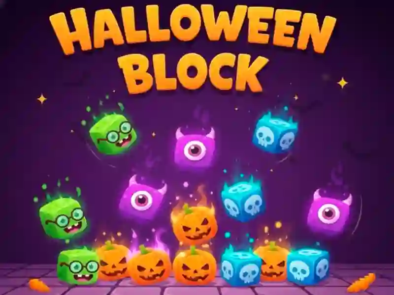 Spel Halloween Blok aanlyn