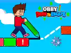 Spel Obby Teken om te Ontsnap aanlyn