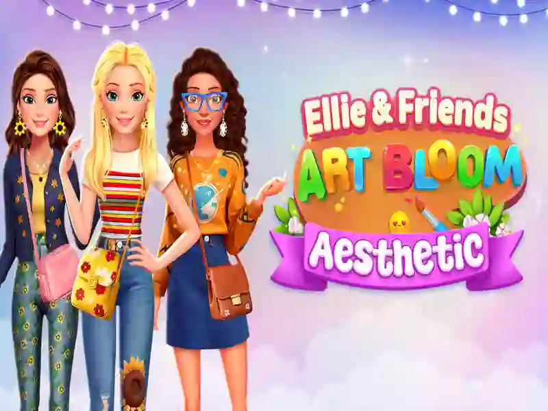 Spel Ellie en vriende Art Bloom Aesthetic aanlyn
