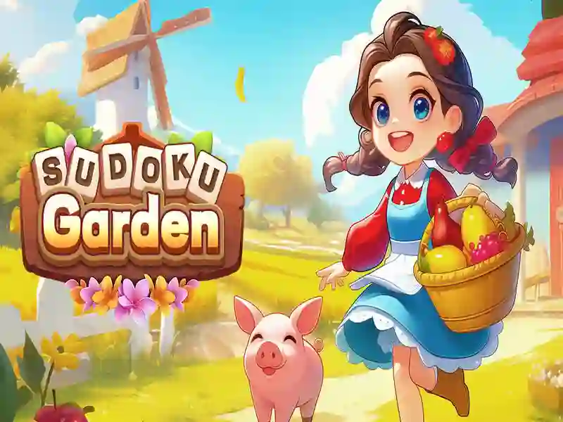 Spel Sudoku-tuin aanlyn