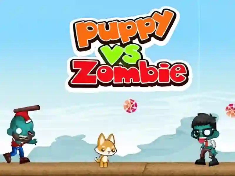 Spel Puppy vs Zombie aanlyn