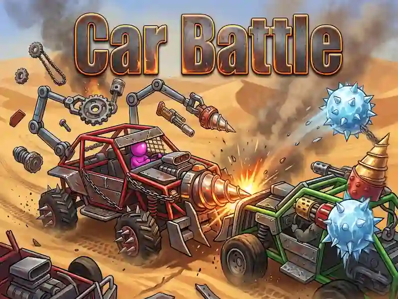 Spel Car Battle aanlyn
