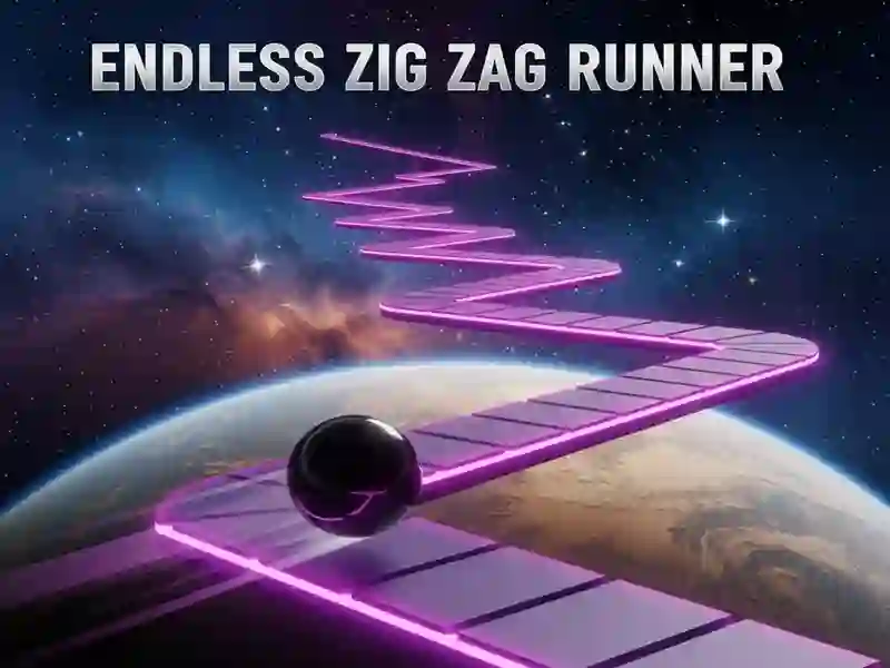Spel Eindelose Zig Zag Runner aanlyn