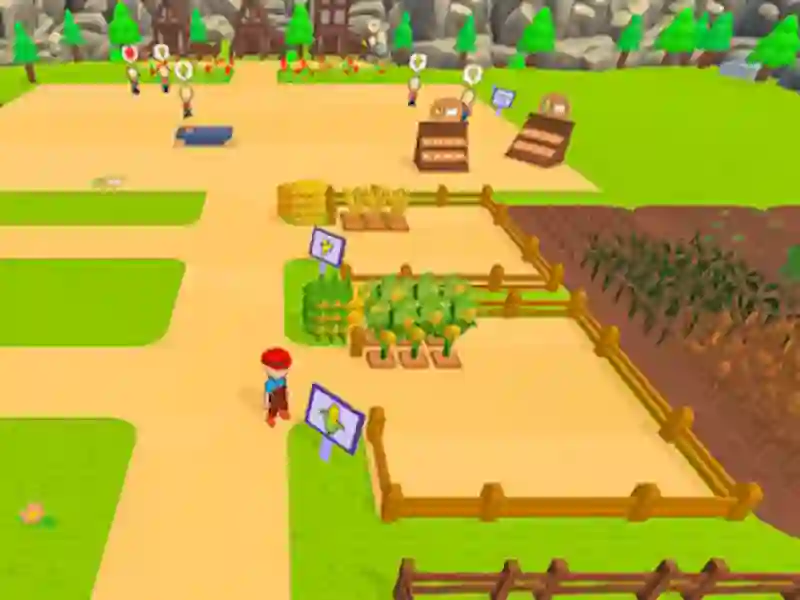 Spel My Happy Farm Land Simulator aanlyn