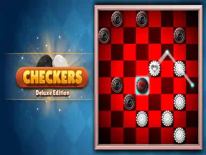 Spel Checkers Deluxe Edition aanlyn