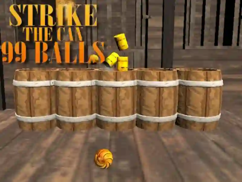 Spel Strike The Can Game aanlyn