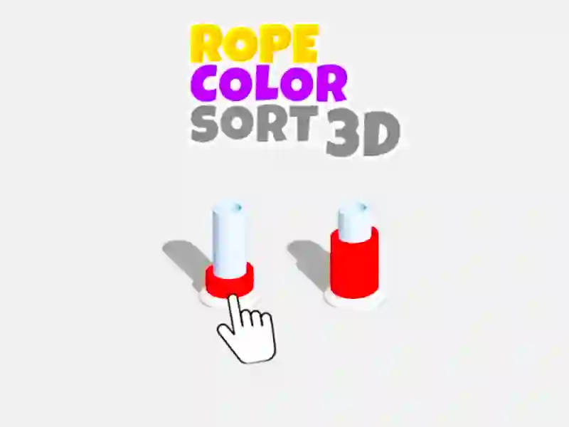 Spel Tou kleur sorteer 3d aanlyn Spel Tou kleur sorteer 3d aanlyn
