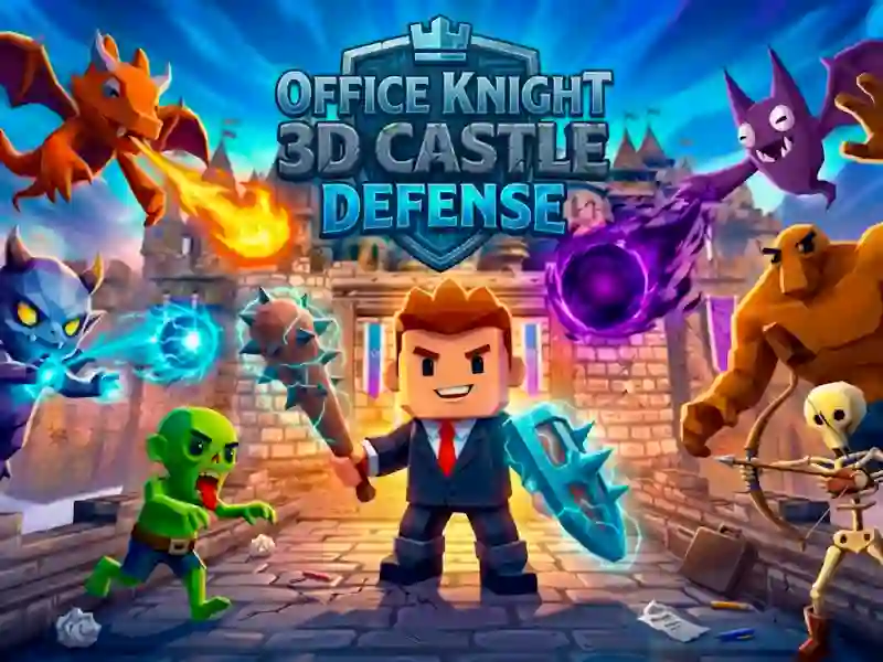 Spel Office Knight 3D Castle Defense aanlyn