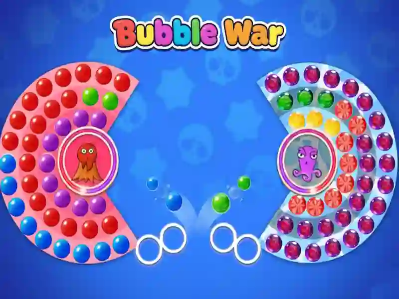 Spel Bubble War aanlyn