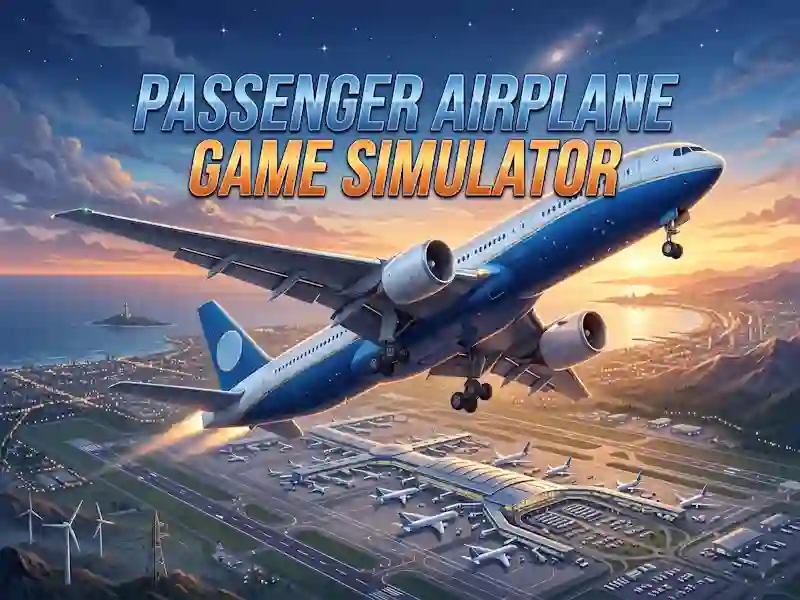 Spel Passenger Airplane Game Simulator aanlyn