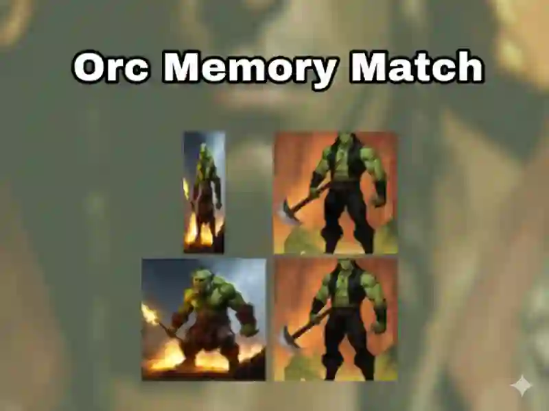 Spel Orc Memory Match aanlyn