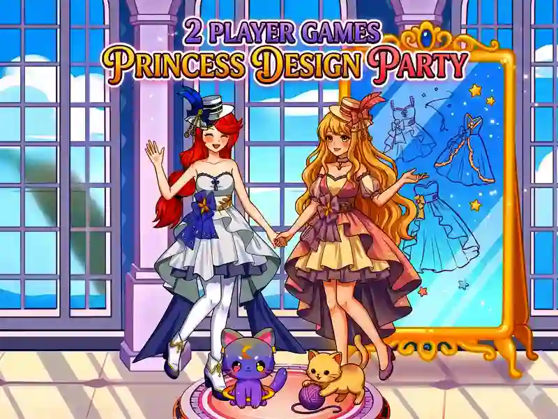 Spel 2 Player Games Princess Design Party aanlyn