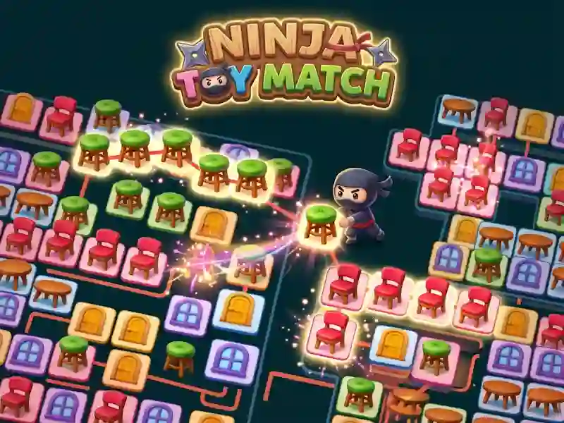 Spel Ninja Toy Match aanlyn