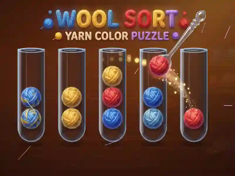 Spel Wool Sort Yarn Color Puzzle aanlyn