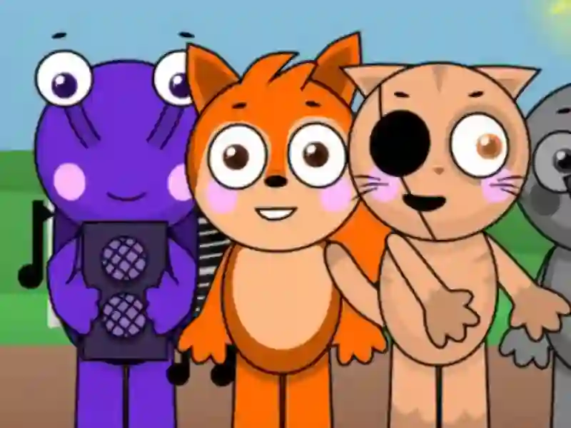 Spel Sprunki Abgerny 2: Deluxe aanlyn