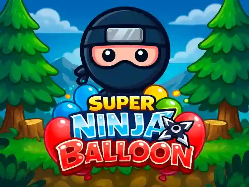 Spel Super Ninja Balloon aanlyn