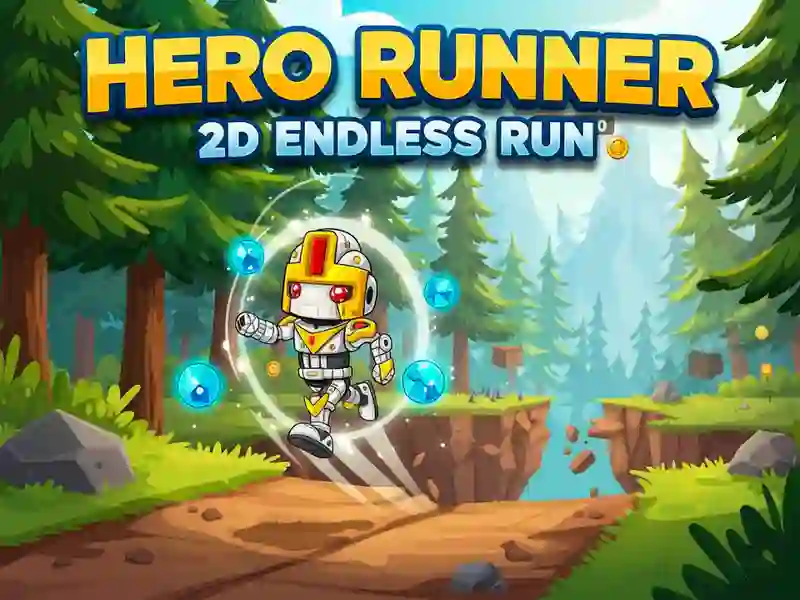 Spel Hero Runner 2D Endless Run aanlyn