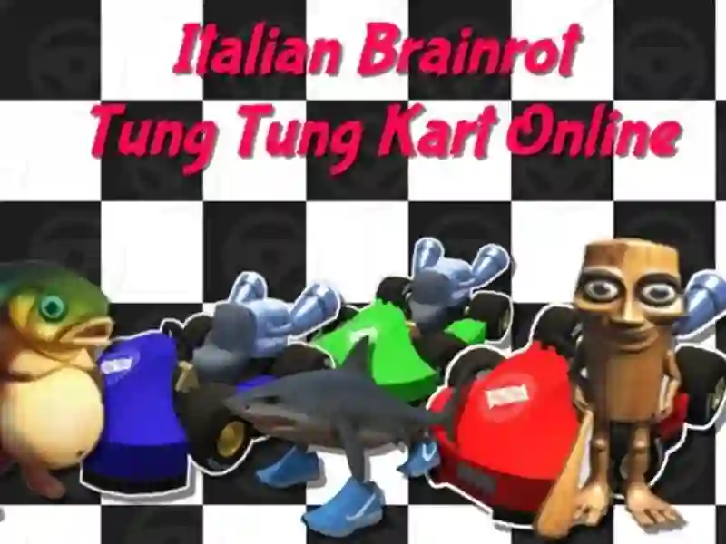 Spel Italiaanse Brainrot Tung Tung Kart Online aanlyn
