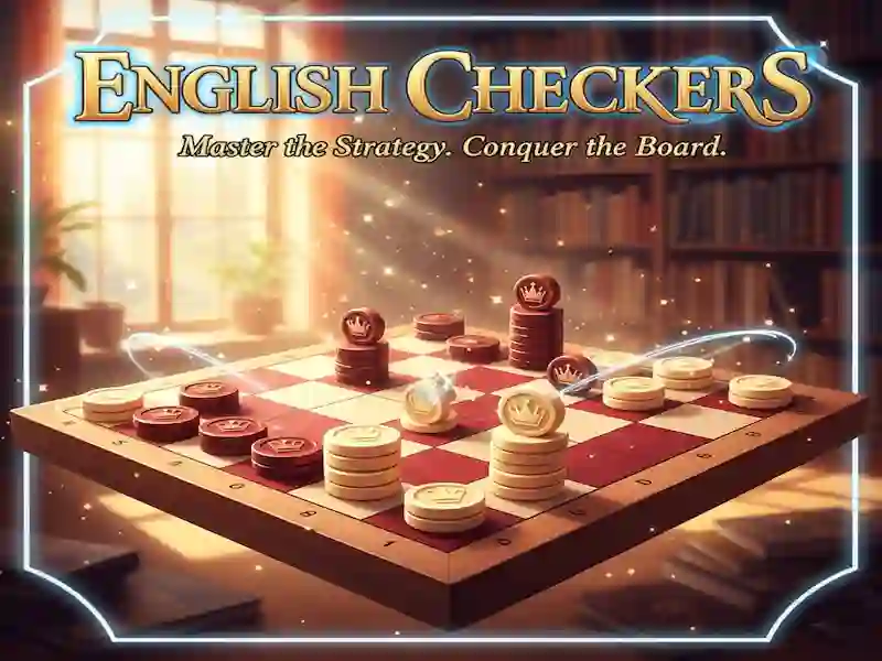 Spel Engelse Checkers aanlyn