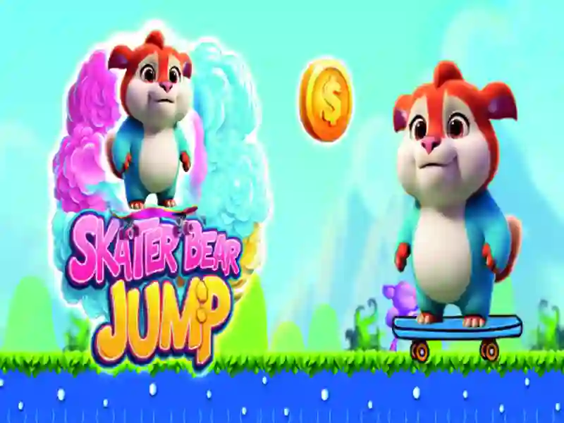 Spel Sketer Bear Jump aanlyn