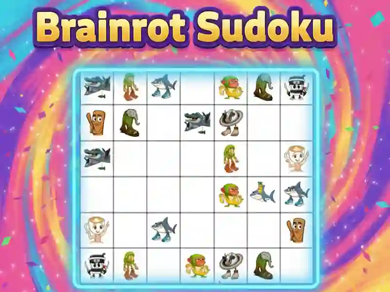 Spel Brainrot Sudoku aanlyn